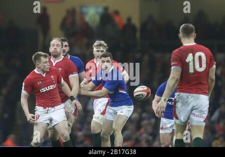 Anthony Bouthier de France pendant la Guinness Six Nations 2020, match de rugby entre le Pays de Galles et la France le 22 février 2020 au Stade principauté de Cardiff, Pays de Galles - photo Laurent Lairys / DPPI Banque D'Images