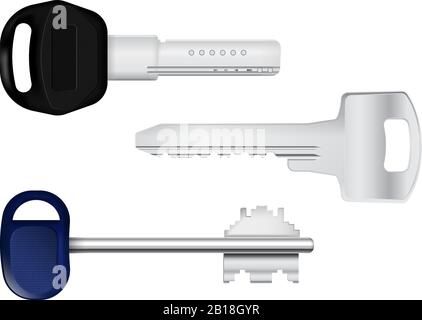 Touches définies Illustration de Vecteur