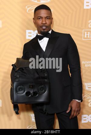 23 février 2020 - Beverly Hills, Californie - Jamie Foxx. Cérémonie de remise des prix de l'American Black film Festival à l'hôtel Beverly Hilton. Banque D'Images