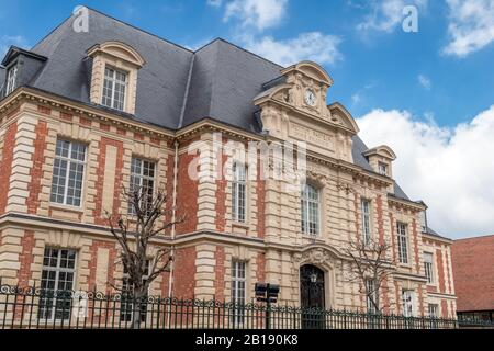 Ancien bâtiment de l'institut Pasteur à Paris Banque D'Images