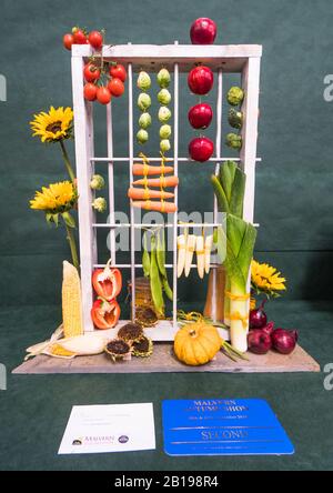 Deuxième lieu de divertissement dans la section de cuisine Larder, Malvern automne Show Worcestershire. Septembre 2019 Banque D'Images