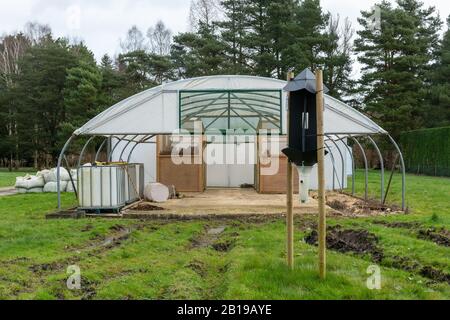 Alice Holt Forest Research Station, dans le Hampshire, en Angleterre, au Royaume-Uni, spécialisée dans la foresterie et la science des arbres Banque D'Images