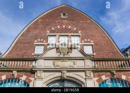 Façade du musée maritime de Kiel, Allemagne Banque D'Images