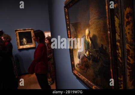 Oxford, Royaume-Uni. Lundi 24 février 2020. Lancement de l'exposition Young Rembrandt au musée Ashmoléan d'Oxford. Crédit: Andrew Walmsley/Alay Live News Banque D'Images