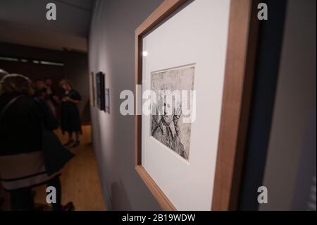 Oxford, Royaume-Uni. Lundi 24 février 2020. Lancement de l'exposition Young Rembrandt au musée Ashmoléan d'Oxford. Crédit: Andrew Walmsley/Alay Live News Banque D'Images