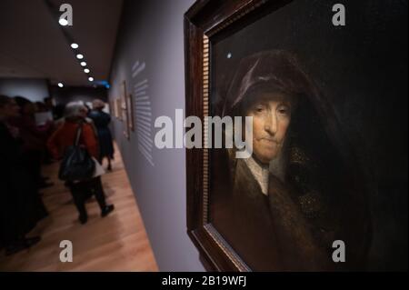 Oxford, Royaume-Uni. Lundi 24 février 2020. Lancement de l'exposition Young Rembrandt au musée Ashmoléan d'Oxford. Crédit: Andrew Walmsley/Alay Live News Banque D'Images