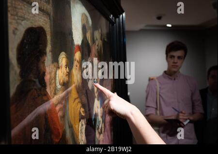 Oxford, Royaume-Uni. Lundi 24 février 2020. Lancement de l'exposition Young Rembrandt au musée Ashmoléan d'Oxford. Crédit: Andrew Walmsley/Alay Live News Banque D'Images