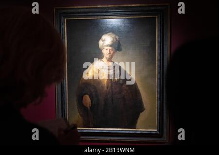 Oxford, Royaume-Uni. Lundi 24 février 2020. Lancement de l'exposition Young Rembrandt au musée Ashmoléan d'Oxford. Crédit: Andrew Walmsley/Alay Live News Banque D'Images