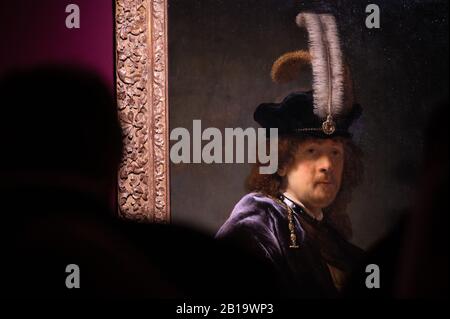 Oxford, Royaume-Uni. Lundi 24 février 2020. Lancement de l'exposition Young Rembrandt au musée Ashmoléan d'Oxford. Crédit: Andrew Walmsley/Alay Live News Banque D'Images