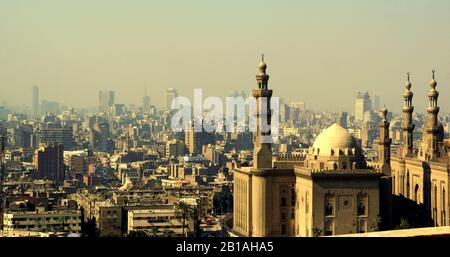 Vue sur la ville du Caire, Égypte Banque D'Images
