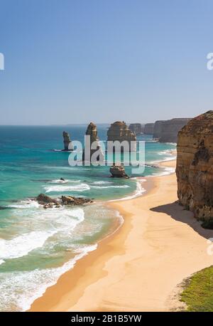 Les Douze Apôtres, Port Campbell National Park, Western District, Victoria, Australie Banque D'Images