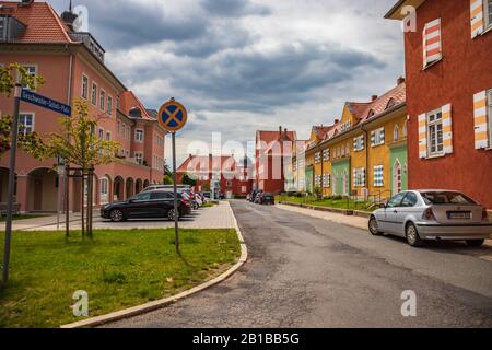 GOTHA, ALLEMAGNE - circa 2019 MAI : le paysage urbain de Gotha en Thuringe, Allemagne Banque D'Images