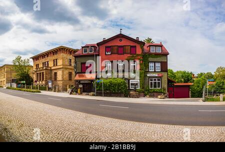 GOTHA, ALLEMAGNE - circa 2019 MAI : le paysage urbain de Gotha en Thuringe, Allemagne Banque D'Images