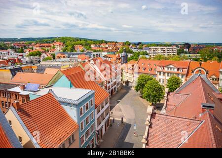 GOTHA, ALLEMAGNE - circa 2019 MAI : le paysage urbain de Gotha en Thuringe, Allemagne Banque D'Images