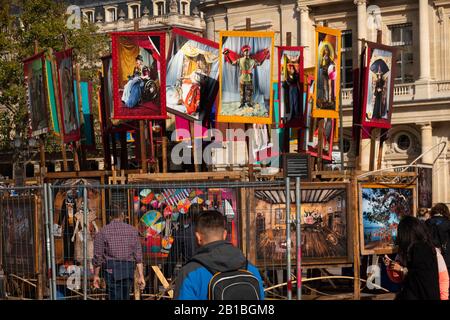 Exposition de photos sur place Colette Square Paris France Banque D'Images