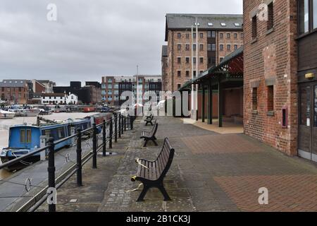 Gloucester Quays Banque D'Images