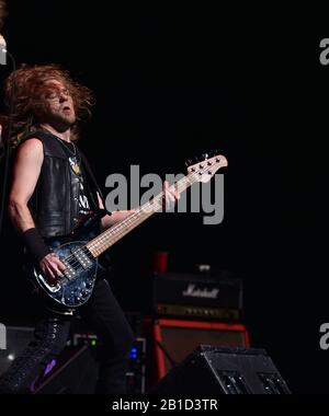 21 février 2020, Virginia Beach, Virginia, Etats-Unis: Bad Marriage Rocks le Sandler Center de Virginia Beach, Virginie sur 21 Febraire 2020.photo©Jeff Moore (Credit image: © Jeff Moore/ZUMA Wire) Banque D'Images