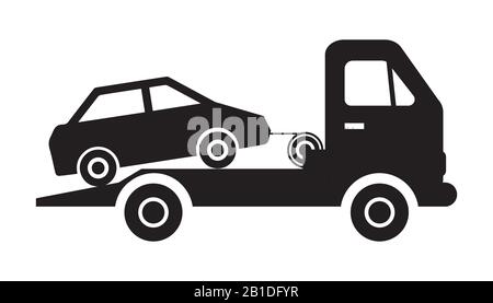 Panneau de signalisation, pas de panneau d'avertissement de stationnement, panneau de zone de remorquage, Illustration de Vecteur