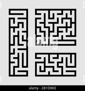 Un jeu de mazes. Jeux pour enfants. Puzzle pour enfants. Tambour de conuntambour de labyrinthe. Illustration vectorielle Illustration de Vecteur