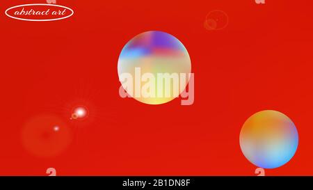 Texture d'arrière-plan, texture. Illustration colorée élémentaire. Nouveau fantasme spatial. Rouge. Image d'arrière-plan de l'espace abstrait. Nouveau coloré Illustration de Vecteur