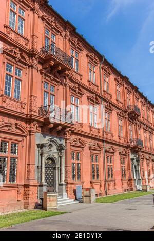 Entrée au musée du palais à Mayence, Allemagne Banque D'Images