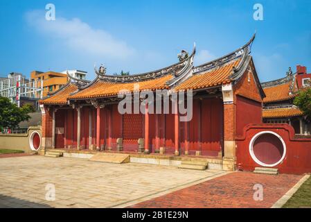 Porte Avant Du Temple Confucius À Changhua, Taiwan Banque D'Images