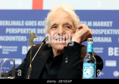 Berlin, Allemagne. 24 février 2020. Abel Ferrara lors de la conférence de presse pour « iberia » au Berlinale 2020/70ème Festival International du Film de Berlin à l'Hôtel Grand Hyatt. Berlin, 24 Février 2020. | utilisation dans le monde crédit: DPA/Alay Live News Banque D'Images