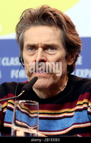 Berlin, Allemagne. 24 février 2020. Willem Dafoe lors de la conférence de presse pour « iberia » au Berlinale 2020/70ème Festival international du film de Berlin à l'hôtel Grand Hyatt. Berlin, 24 Février 2020. | utilisation dans le monde crédit: DPA/Alay Live News Banque D'Images