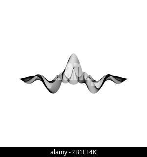 onde sonore. vecteur d'illistration Illustration de Vecteur