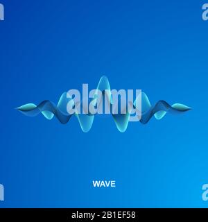 onde sonore. vecteur d'illistration Illustration de Vecteur