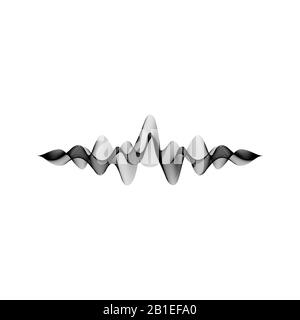 onde sonore. vecteur d'illistration Illustration de Vecteur