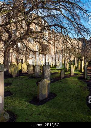 Le Howff ou Old Burial Ground a établi 1564 à Dundee, en Écosse Banque D'Images