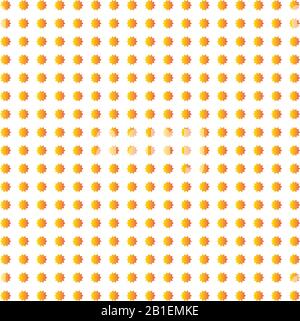 Astérisques orange abstraits sur fond blanc Illustration de Vecteur