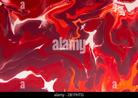 Fond de peinture abstrait liquide. Texture de peinture fluide. Banque D'Images