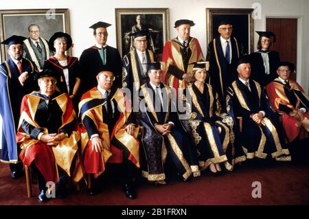 Sarah Ferguson, HRH Duchesse, de York, reçoit un diplôme honorifique à l'Université Salford, en Angleterre, en septembre 1991 Banque D'Images