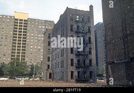 Blocs de brûlage abandonnés, South Bronx, New York City Banque D'Images