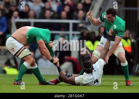 STANDER,ITOJE, ANGLETERRE V IRLANDE GUINNESS SIX NATIONS 2020, 2020 Banque D'Images