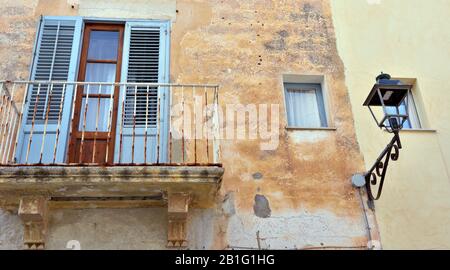 Le centre historique de l'île de Favignana Italie Banque D'Images