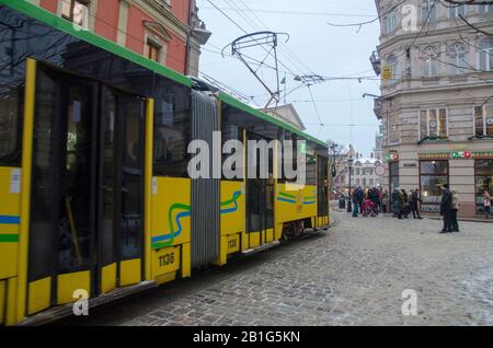 Vie Quotidienne À Lviv (Editorial) Banque D'Images