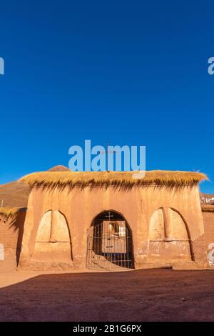 Capilla Cementerio San Roque Ou Cemetery Chapel San Roque, Susques, Altiplano, Andes Mountains, Nord-Ouest De L'Argentine, Amérique Latine Banque D'Images