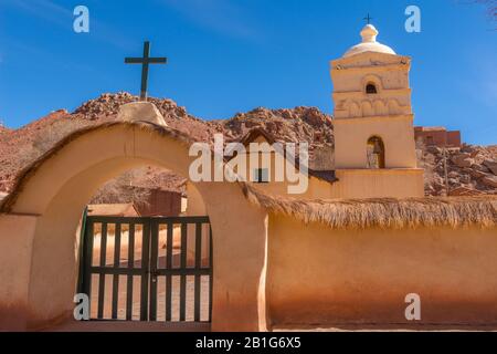 Iglesia Nuestra Señora De Belén Ou Église Notre Dame De Bethléem, Suques, Altiplano, Privince Jujuy, Andes, Argentine Du Nord-Ouest, Amérique Latine Banque D'Images