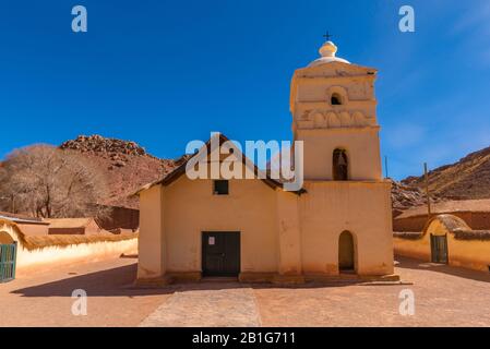 Iglesia Nuestra Señora De Belén Ou Église Notre Dame De Bethléem, Suques, Altiplano, Privince Jujuy, Andes, Argentine Du Nord-Ouest, Amérique Latine Banque D'Images