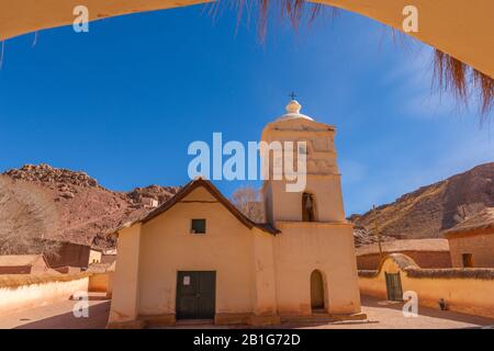 Iglesia Nuestra Señora De Belén Ou Église Notre Dame De Bethléem, Suques, Altiplano, Privince Jujuy, Andes, Argentine Du Nord-Ouest, Amérique Latine Banque D'Images