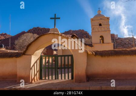 Iglesia Nuestra Señora De Belén Ou Église Notre Dame De Bethléem, Suques, Altiplano, Privince Jujuy, Andes, Argentine Du Nord-Ouest, Amérique Latine Banque D'Images