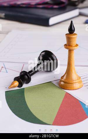 Échecs évêques. Banque D'Images