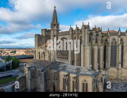 Basilique Des Saints Nazarius Et Celsus, Carcassonne, France Banque D'Images