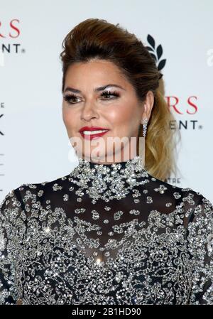 Le Nevada Ballet Theatre Rend Hommage Au Chanteur, Compositeur Et Philanthrope Récompensé Par Le Grammy Award Shania Twain En Tant Que Femme De L'Année Lors De La 36ème Édition Annuelle Du Black & White Ball Samedi 25 Janvier - Caesars Palace Avec: Shania Twain Où: Las Vegas, Nevada, États-Unis Quand: 26 Jan 2020 Crédit: Judy Eddy/Wenn.com Banque D'Images