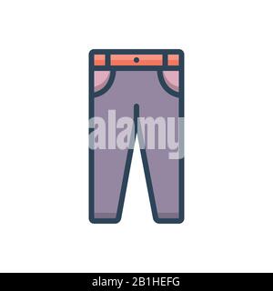 Illustration pour pantalon Homme Illustration de Vecteur