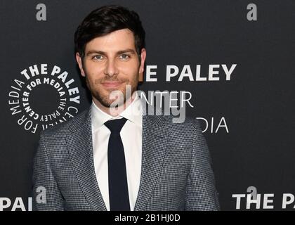 25 février 2020, West Hollywood, CA, USA: David Giuntoli assiste au Paley Center présente ''UN Million De Petites Choses: Dépistage et conversation'' à la Guilde de l'Amérique du Directeur. (Image De Crédit : © Billy Bennight/Zuma Wire) Banque D'Images
