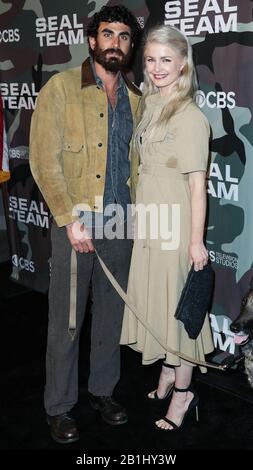 Hollywood, États-Unis. 25 février 2020. Hollywood, LOS ANGELES, CALIFORNIE, États-Unis - 25 FÉVRIER: Justin Melnick arrive à la première de Los Angeles De CBS Television Studios 'Seal Team' qui s'est tenue à ArcLight Cinemas Hollywood le 25 février 2020 à Hollywood, Los Angeles, Californie, États-Unis. (Photo De Xavier Collin/Image Press Agency) Crédit: Image Press Agency/Alay Live News Banque D'Images